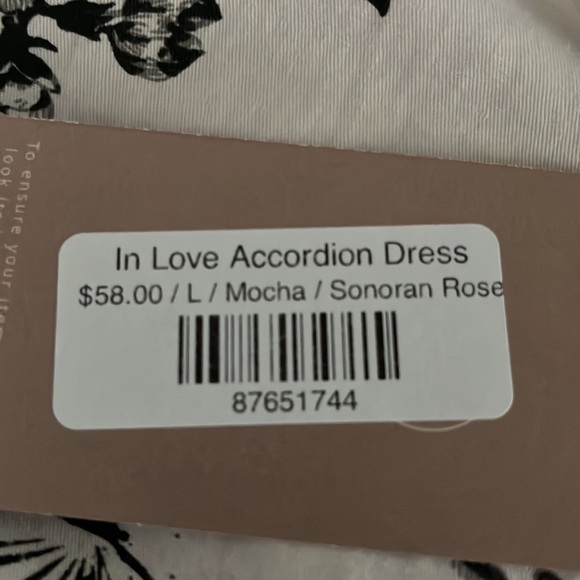 In Love Accordian Dress (Sold Out) size large - Picture 2 of 2